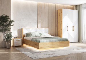 Модульная спальня Ирис (Миф) Браш Вайт